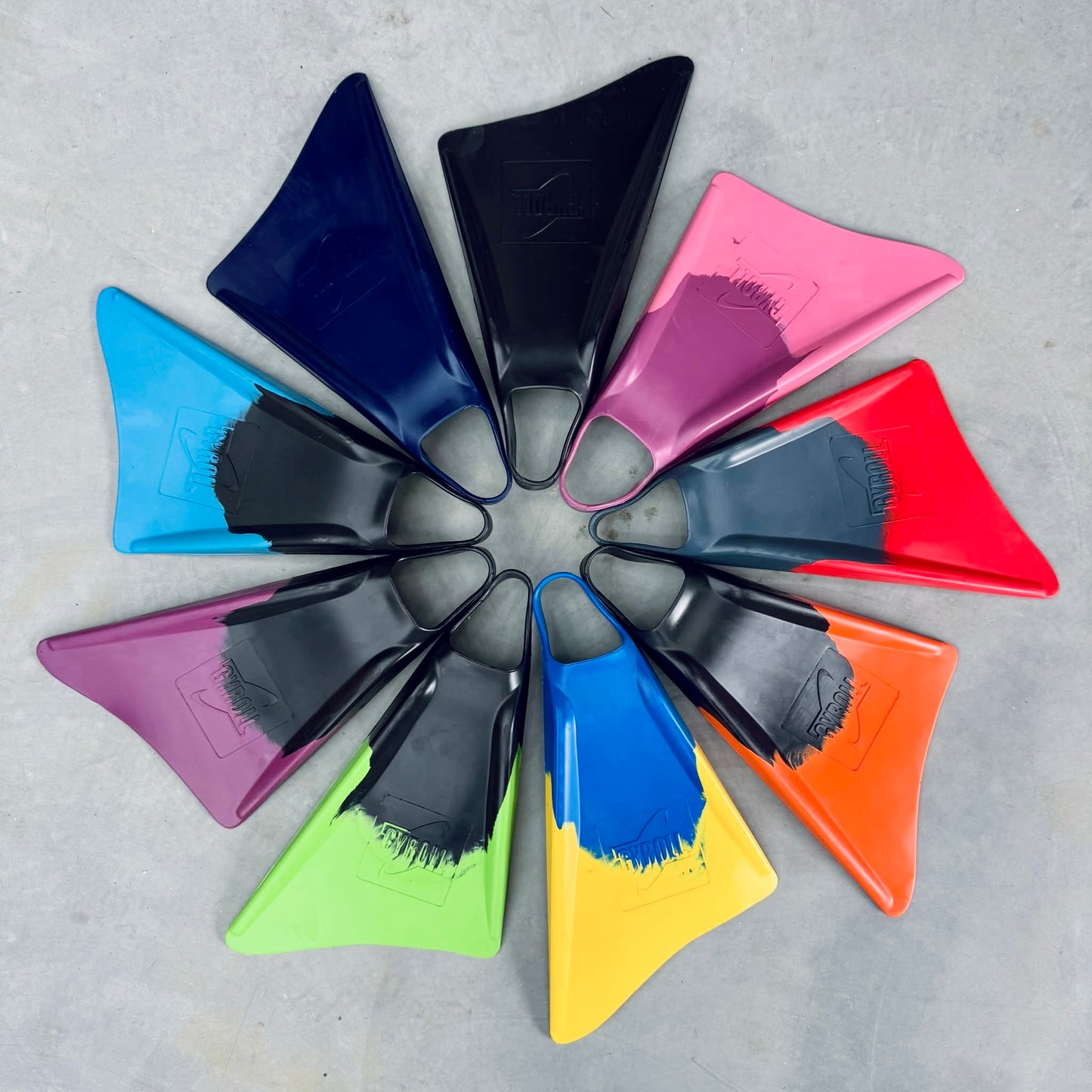 Nadadeira Gyroll Fins "Original Flex"